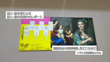 <時間,混雑具合>感想・「どこ見る？」展初心者向け鑑賞レポートとグッズメモ＠京セラ美術館[初心者美術]