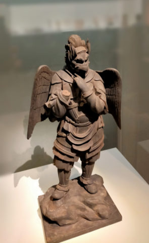 「世界探検の旅」展、No.77「二十八部衆立像のうち迦楼羅王」